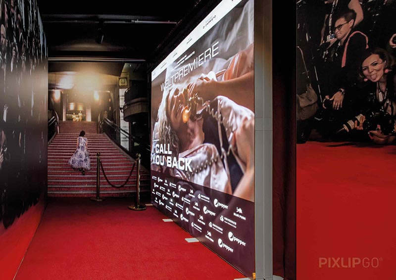 Film Premier Pixlip Go Exhibition Stand